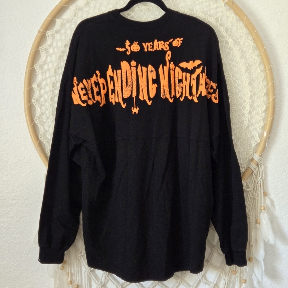 Knott's Scary Farm 50th Anniversary Spirit Jersey Halloween Graphic Long Sleeve - Picture 6 of 8